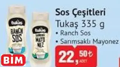 TUKAŞ SOS ÇEŞİTLERİ RANCH&SARIMSAKLI MAYONEZ TUKAŞ SOS ÇEŞİTLERİ RANCH&SARIMSAKLI MAYONEZ